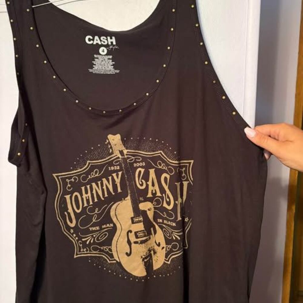 Torrid Johnny Cash concert tank top shirt size 4 4x 22/24 women’s tank top